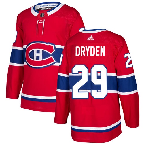 Adidas Men Montreal Canadiens 29 Ken Dryden Red Home Authentic Stitched NHL Jersey